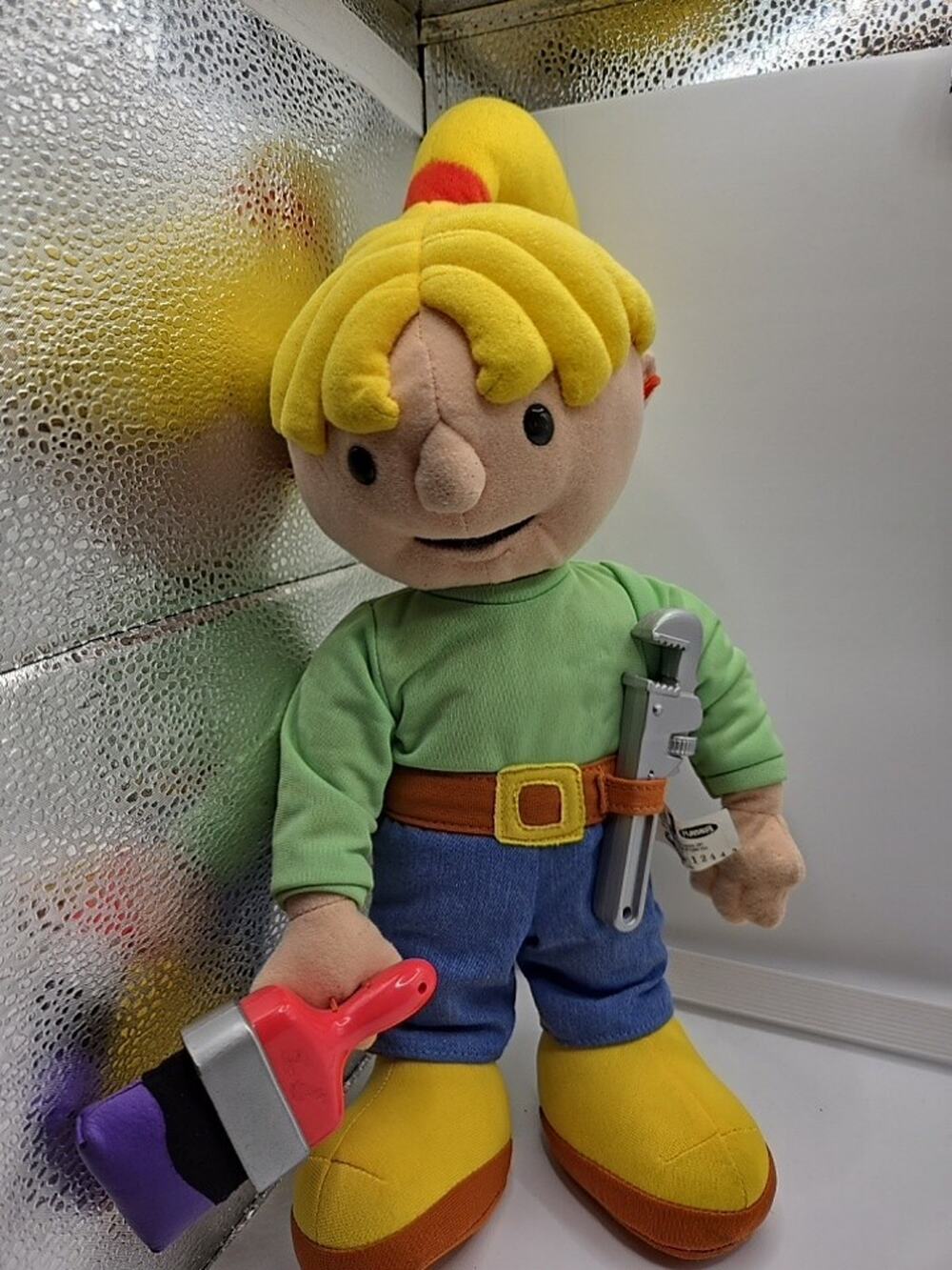 Bob the Builder Talking Music WENDY Plush Doll Playskool Paintbrush Painter 14”
